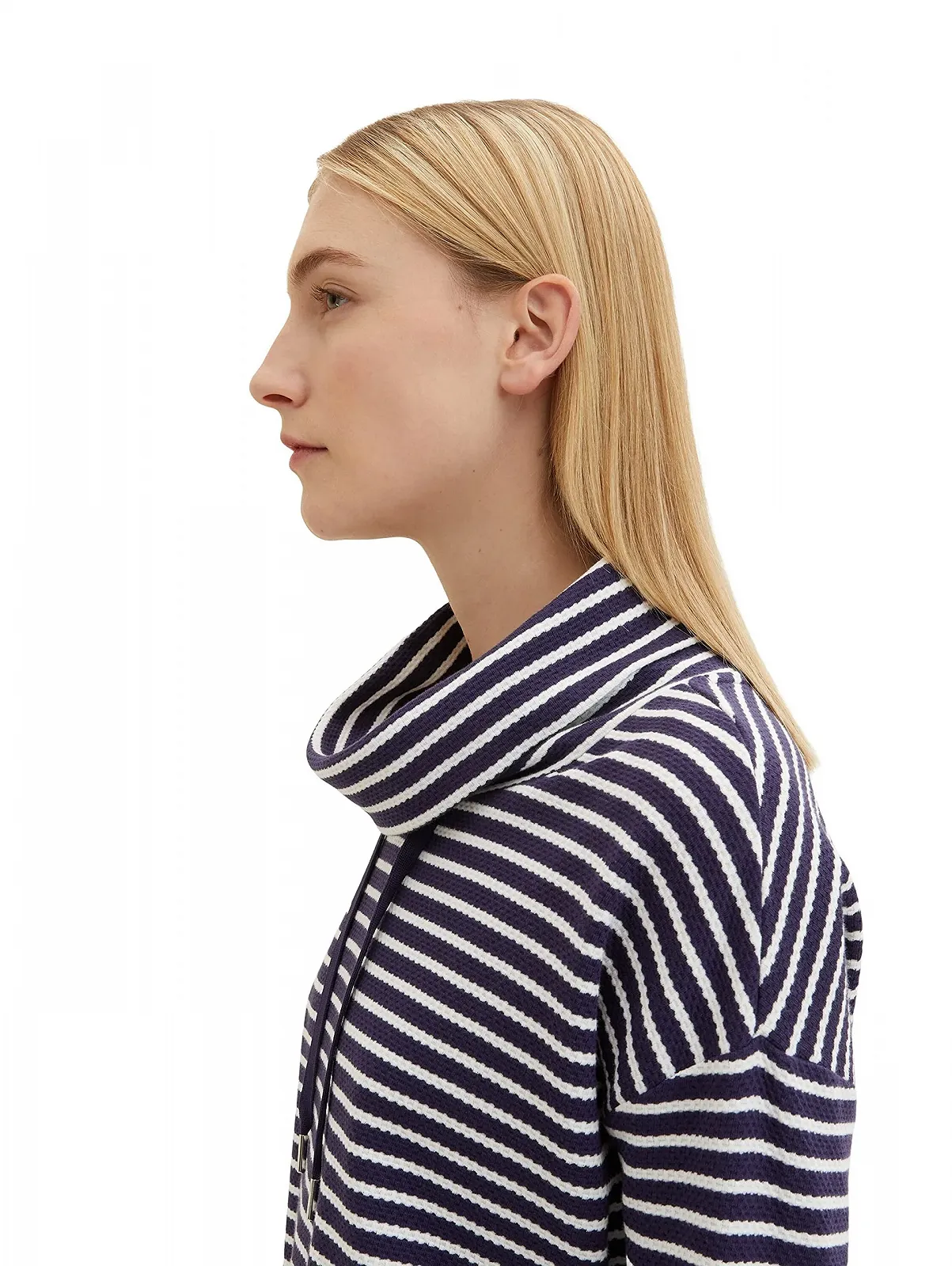 Tom Tailor Женский Свитшот из органического хлопка с шалевым воротником, фото №6 Tom Tailor Женский Свитшот из органического хлопка с шалевым воротником, фото №6