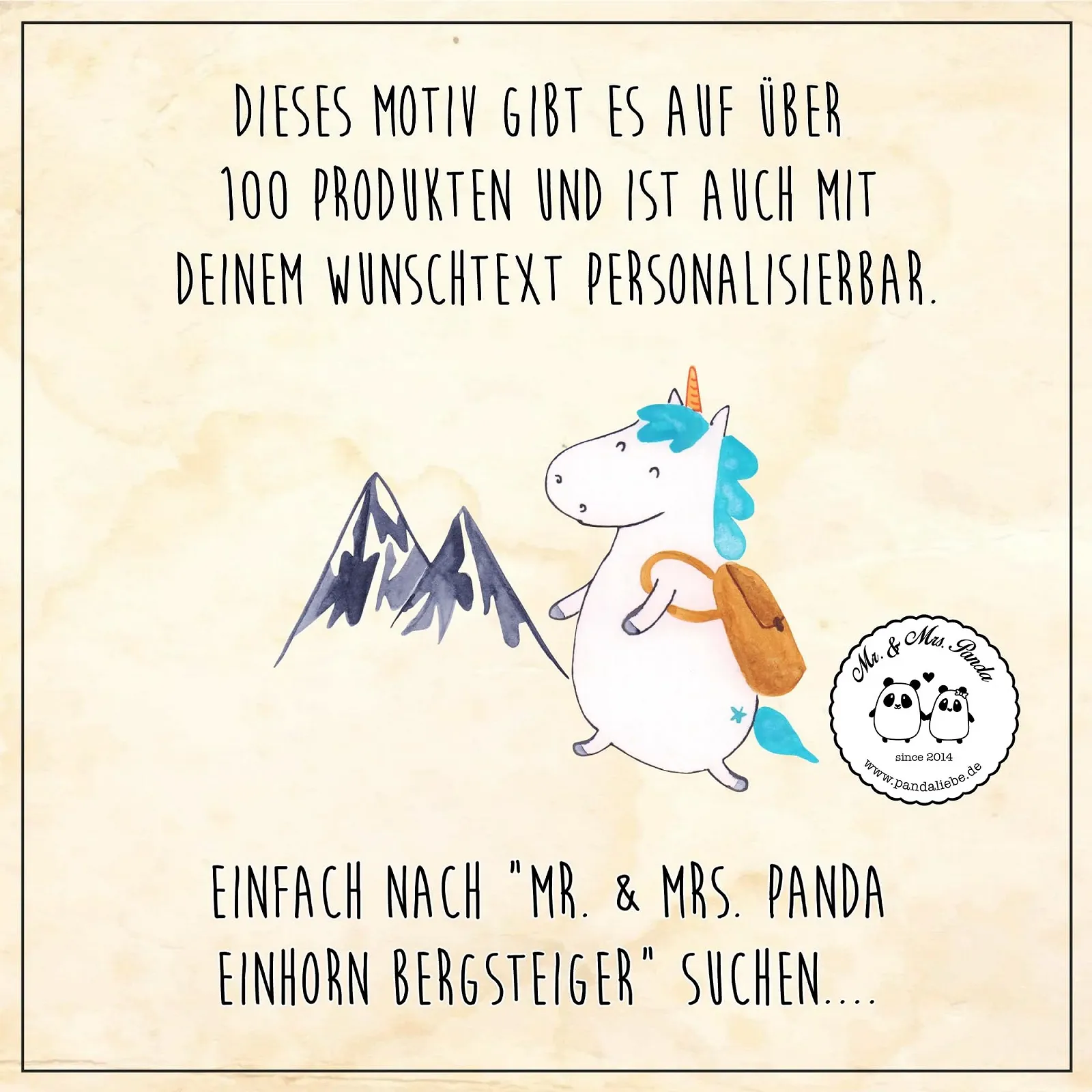 Миска для хлопьев Mr. & Mrs. Panda Единорог Альпинист Фарфор, фото №6