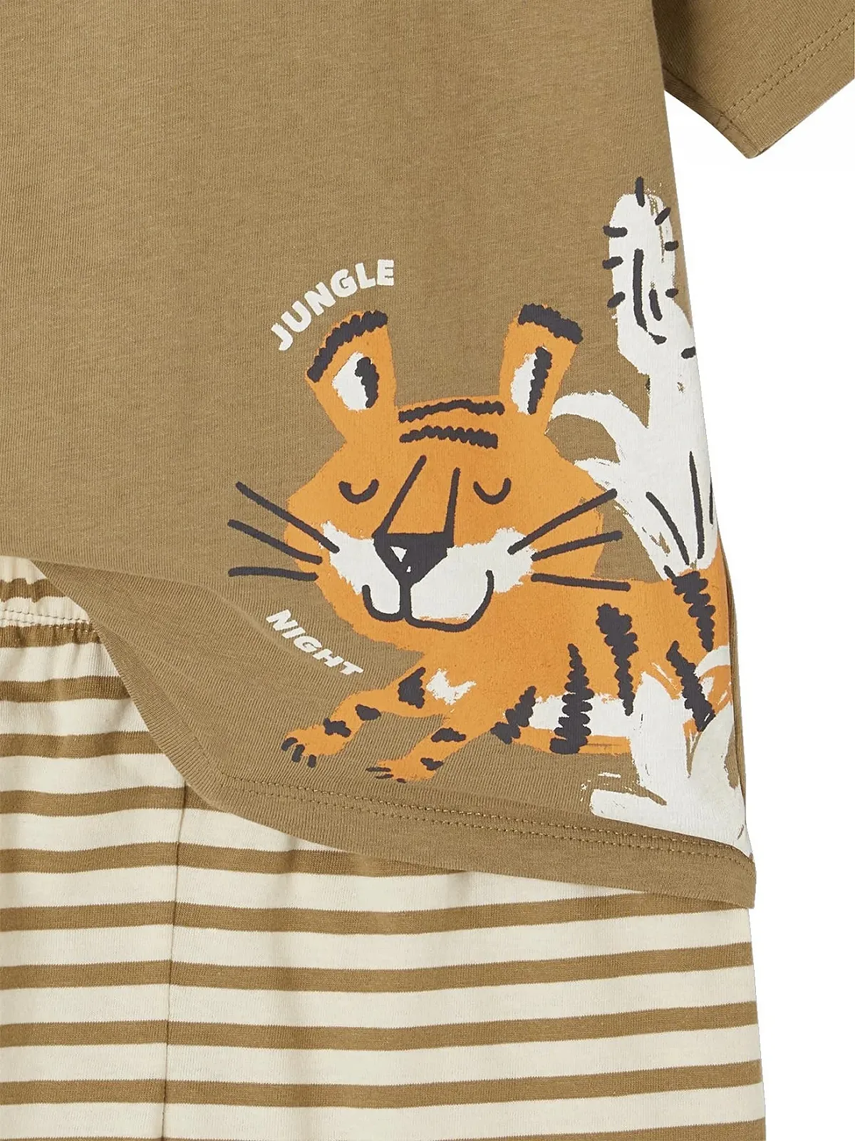 Комплект коротких піжам для хлопчиків (2 шт.) VERTBAUDET з тиграми, фото №6