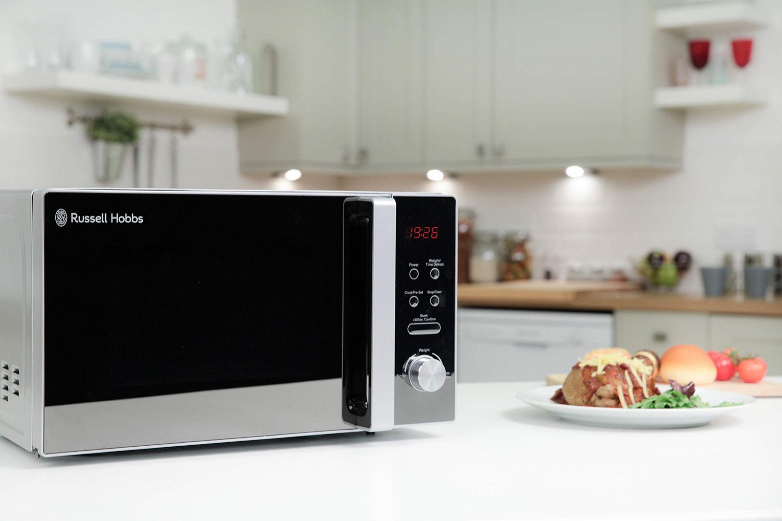 Микроволновая печь Russell Hobbs RHM2076S 800 Вт 20 л Серебристая, фото №5 Микроволновая печь Russell Hobbs RHM2076S 800 Вт 20 л Серебристая, фото №5