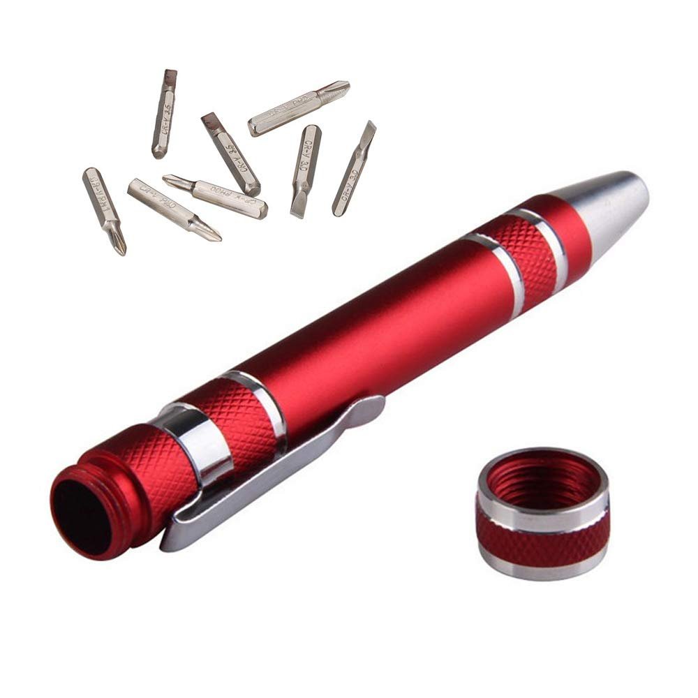 Набір викруток Huture Precision 8 в 1 Червоний/Синій/Срібний/Чорний, фото №7 Набір викруток Huture Precision 8 в 1 Червоний/Синій/Срібний/Чорний, фото №7