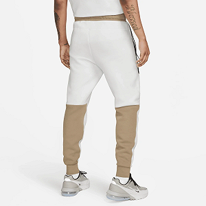 Штаны Nike Tech Fleece Jogger White L synthetic.ua - Фото 1