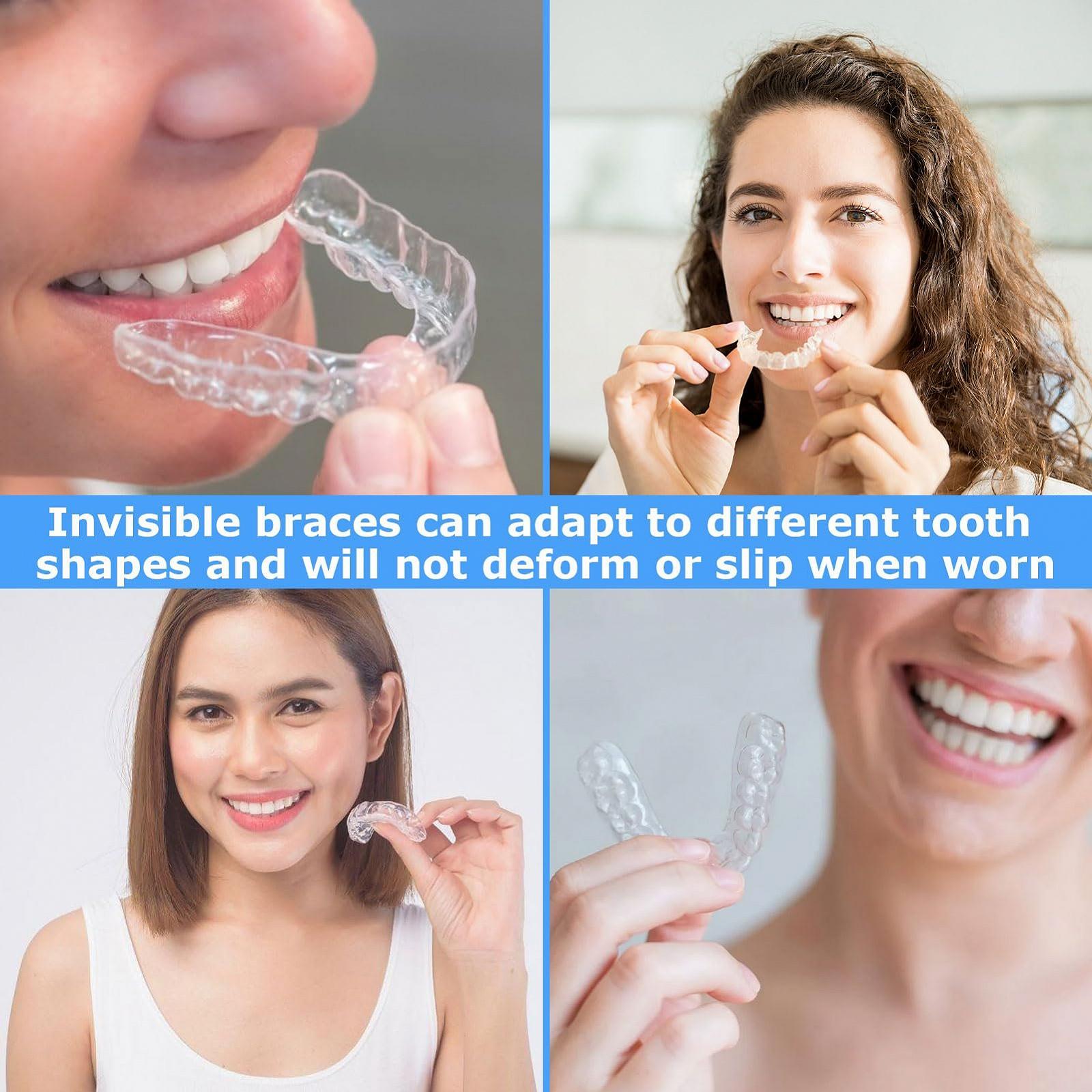 Капа от бруксизма 4 шт., для мужчин и женщин, от бруксизма, скрежета зубами и храпа, фото №5