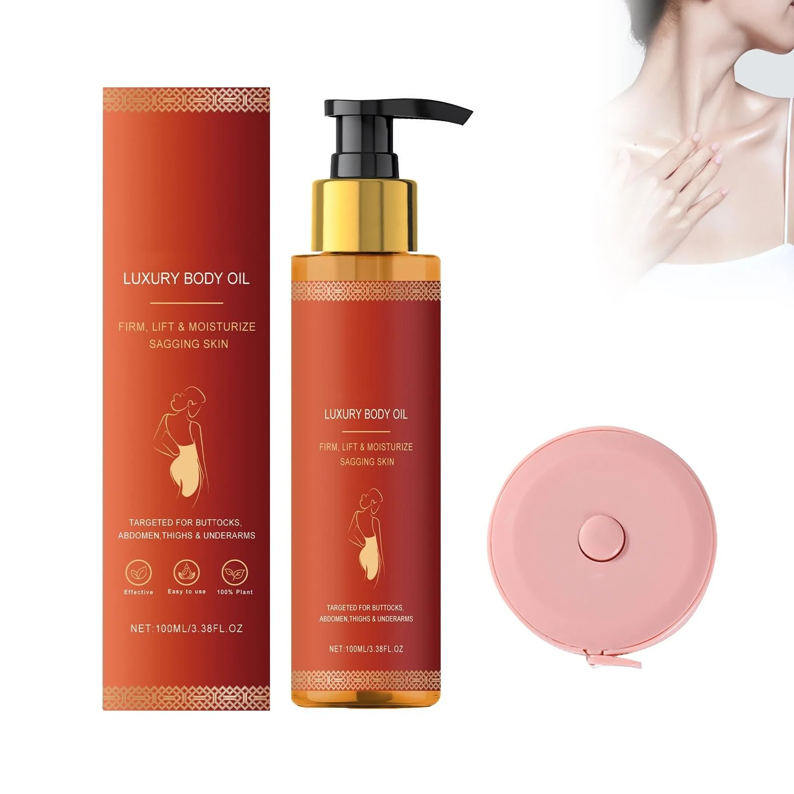 Лосьон для тела укрепляющий, 100 мл Масло для тела укрепляющее, увлажняющее и питательное, масло для тела, укрепляющее кожу, улучшает эластичность, крем, фото №1