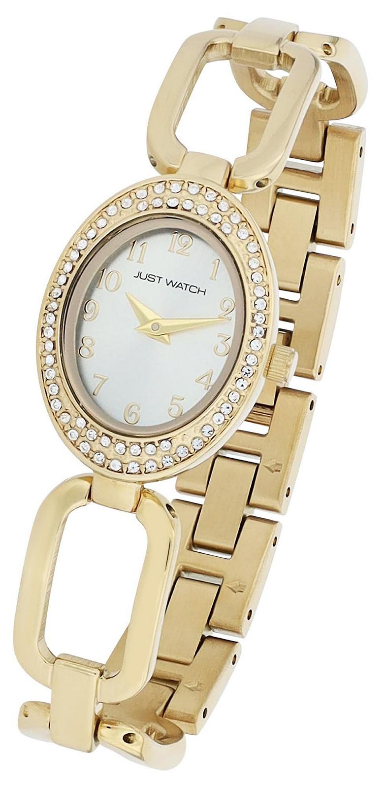 Женские часы Tura Just Watch с браслетом из нержавеющей стали, овальные, 3 ATM, серебристые, фото №4