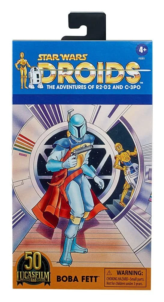 Экшн-фигурка Star Wars Droids Black Series Boba Fett F5301 2021 15 см, фото №1