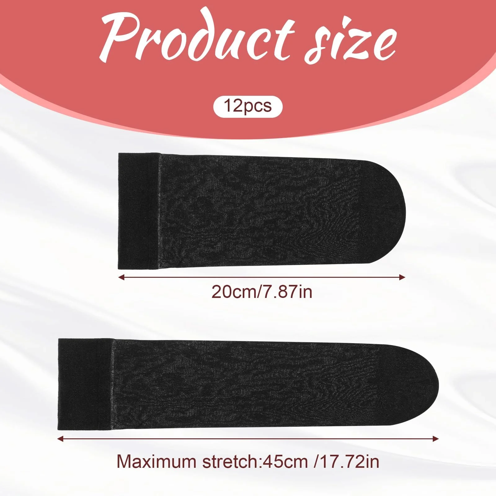 12 пар Жіночі нейлонові шкарпетки Еластичні Розмір 38-42, фото №2