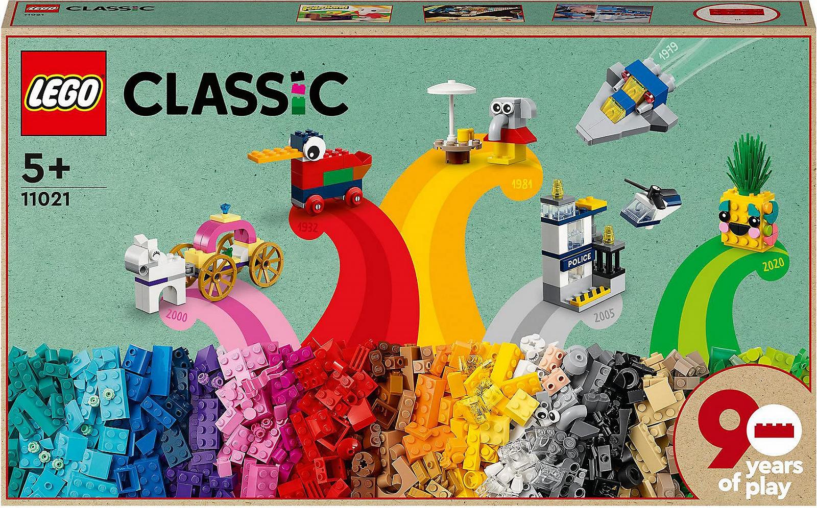 Конструктор LEGO Classic 11021 90 Years Fun Set Черно-белый, фото №4