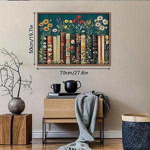 Пазл Vintage Wildflower Book 1000 елементів Квіткова книжкова полиця ціна на synthetic.ua - Фото 1 Пазл Vintage Wildflower Book 1000 елементів Квіткова книжкова полиця synthetic.ua - Фото 1