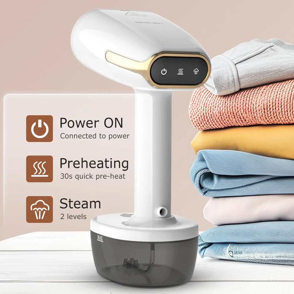 Отпариватель 1800 W 350 ml 30 g/min Керамическая подошва, фото №6