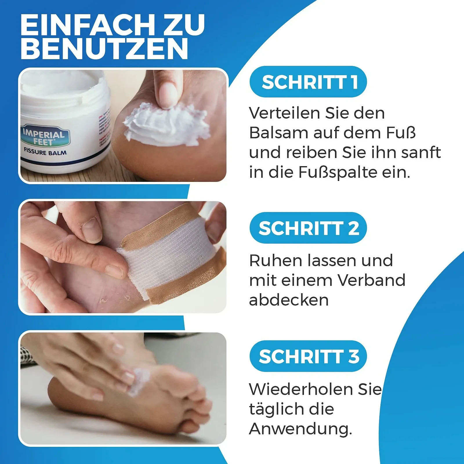 Крем для ног 2-in-1 увлажняющий для потрескавшейся кожи 75 мл., фото №4