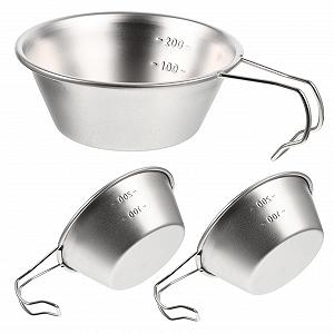 Миска COOLHIYA для Кемпинга 3 шт. из нержавеющей стали 304 - Фото 1