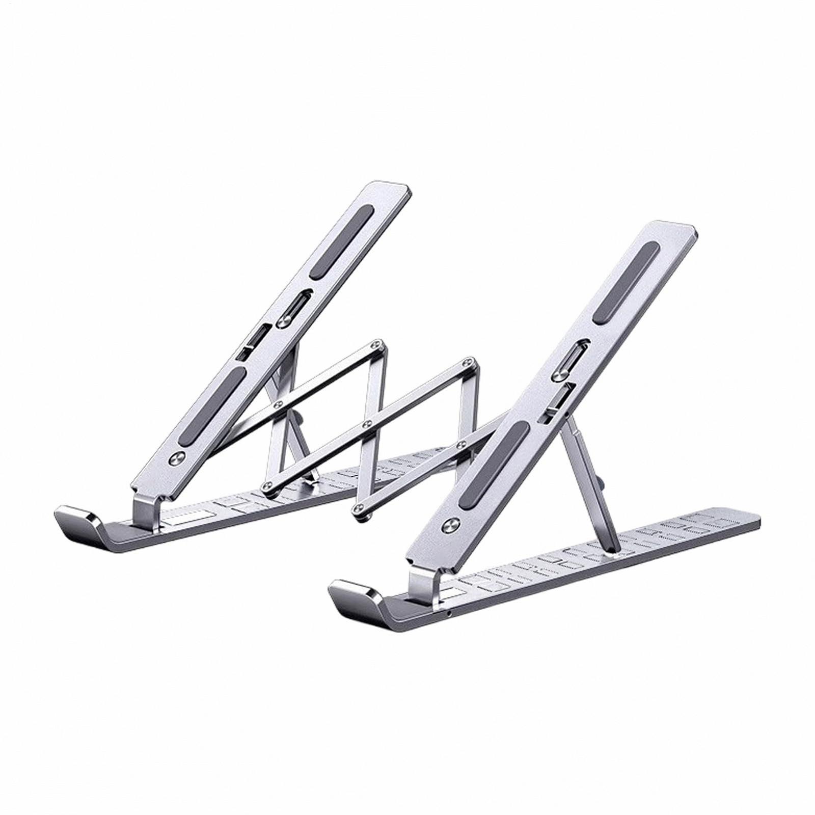 Підставка для ноутбука складана портативна алюмінієва з регульованою висотою D Mount Bracket, фото №8