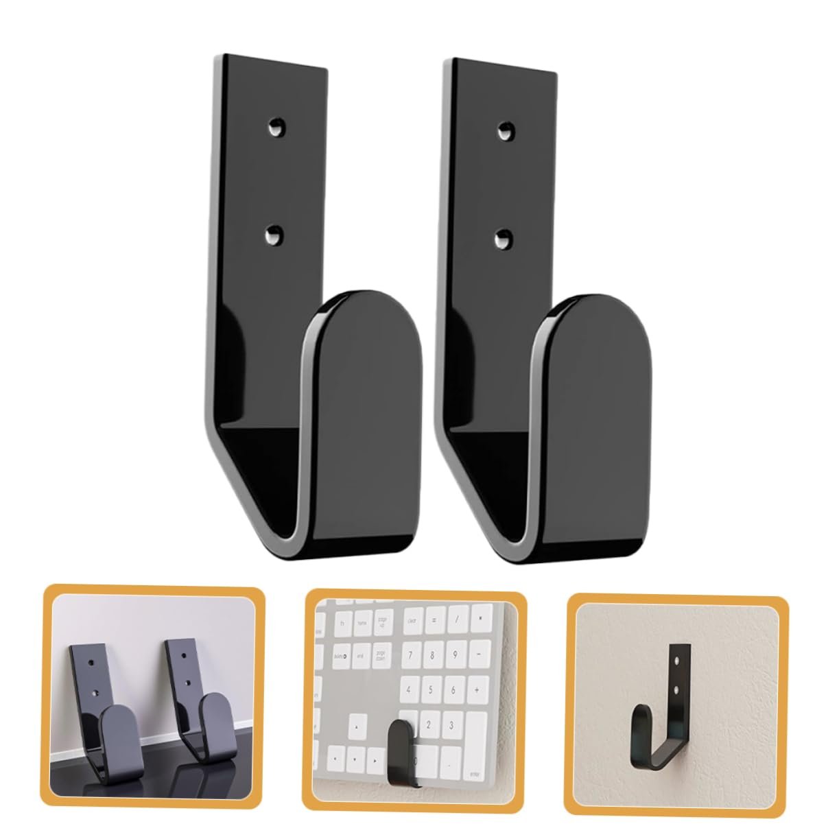 Настенное крепление для клавиатуры DOITOOL, 4 шт., совместимое со всеми моделями клавиатур, многофункциональное для офиса, игр, современный, минималистичный дизайн, фото №8