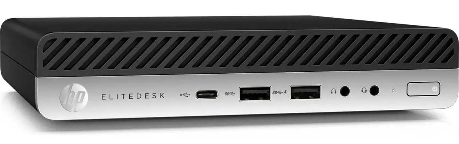 Міні ПК HP EliteDesk 705 G4 / AMD Ryzen 5 Pro 2400G / RAM 16GB / SSD 256GB / LAN / Windows 11 / Black, фото №1