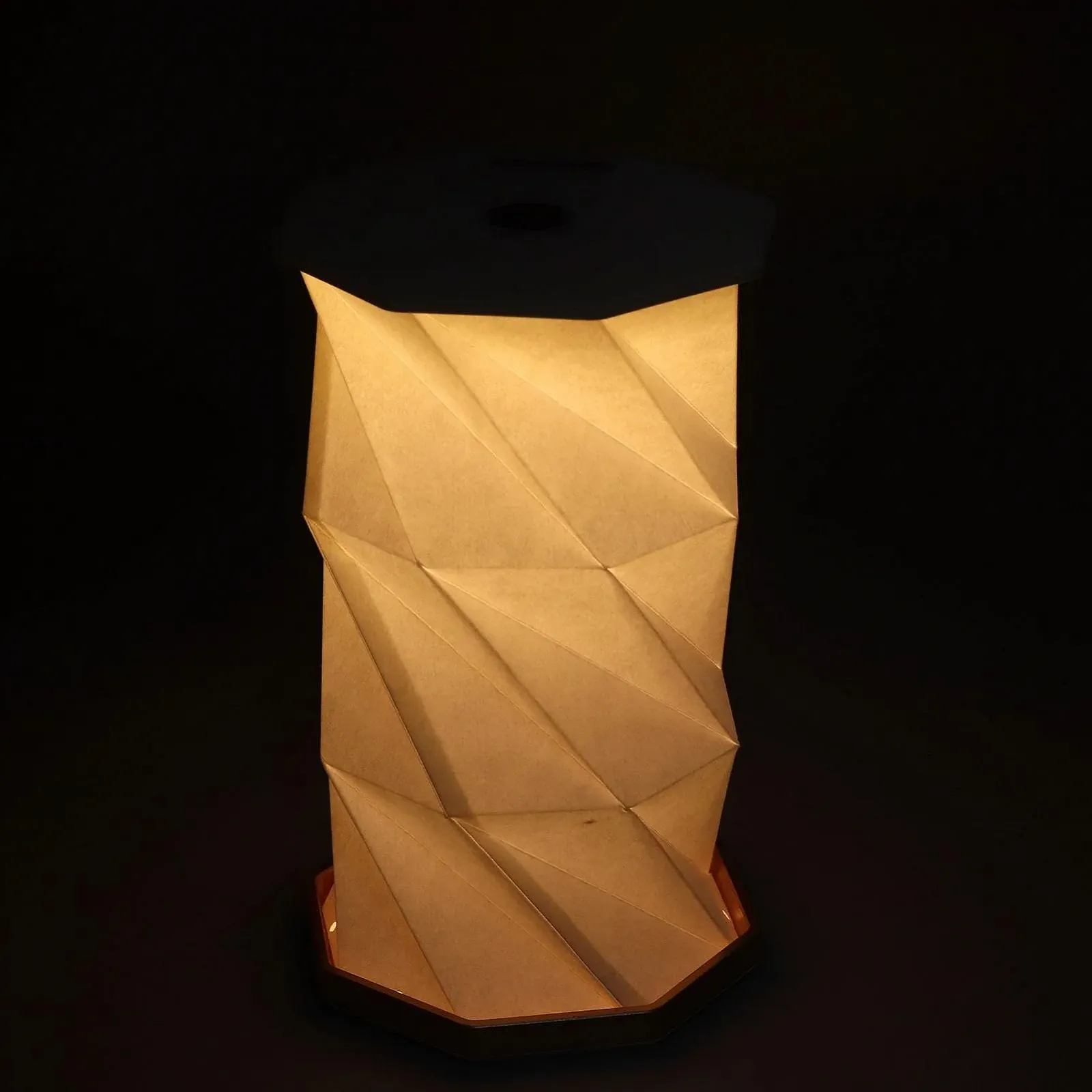 Настільна лампа Portable складана паперова акумуляторна сенсорна димована, фото №7