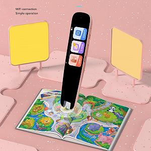 Ручка-сканер WiFi Fockety, пристрій для перетворення тексту в мову для дислексії, пристрій для перекладу мов, РК-сенсорний екран synthetic.ua - Фото 1