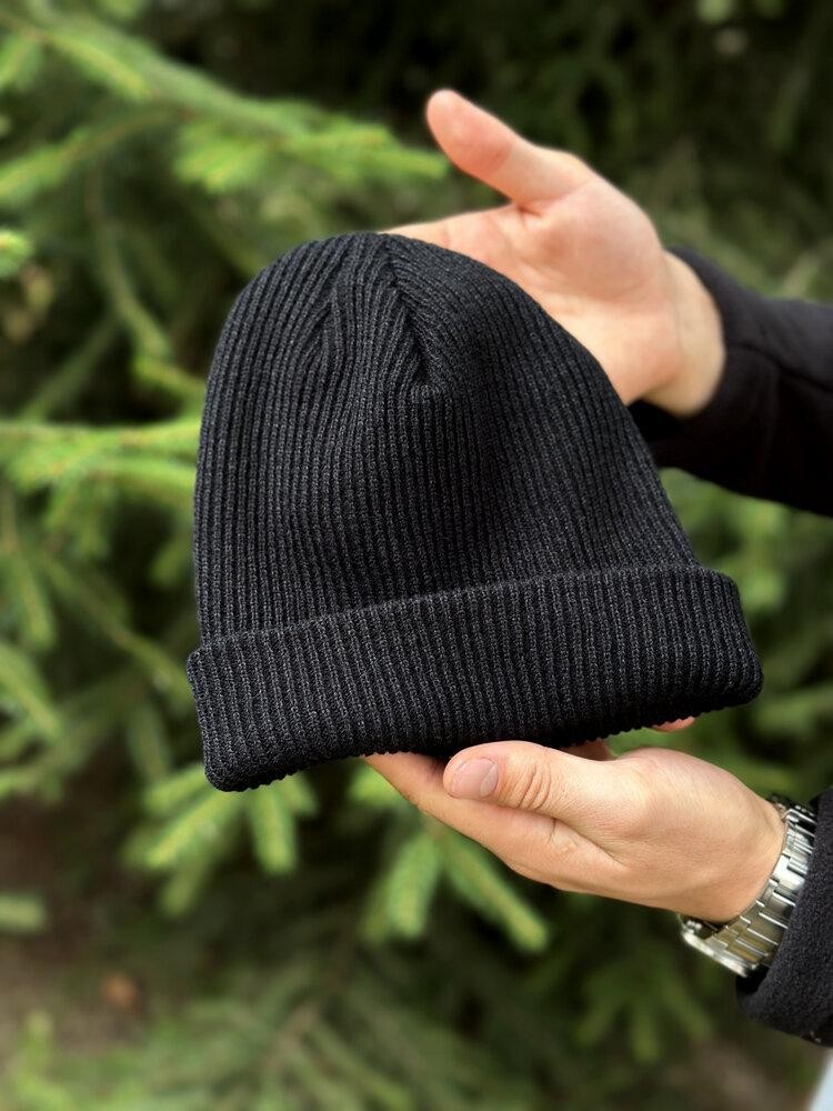 Шапка чорна, фото №3