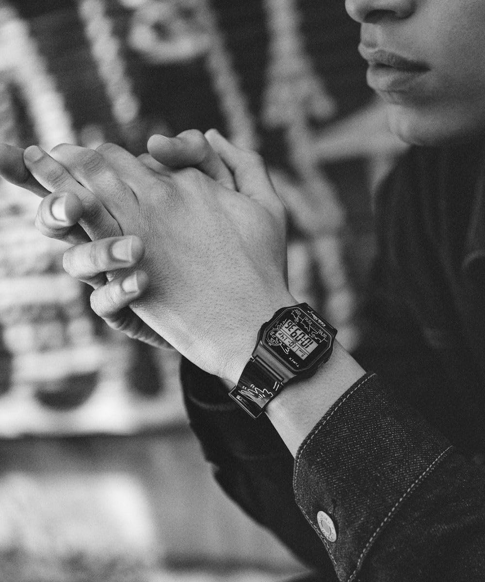 Годинник Timex Digital T80 x Keith Haring, чорний, фото №7