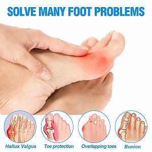 Коректор Hallux Valgus 2 шт. ортопедичний, універсальний розмір synthetic.ua - Фото 1