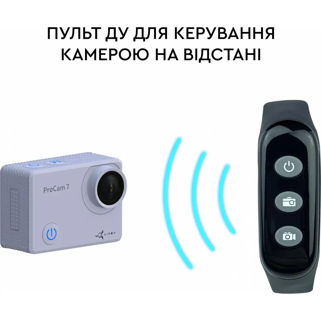 Екшн-камера AirOn ProCam 7 Touch Streamer Kit 15 in 1 4822356754797, фото №3