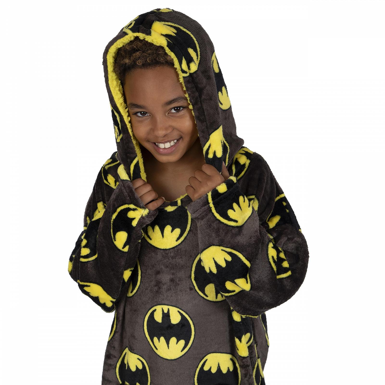 Детский Толстовка-одеяло DC Comics Batman Cерый, фото №8