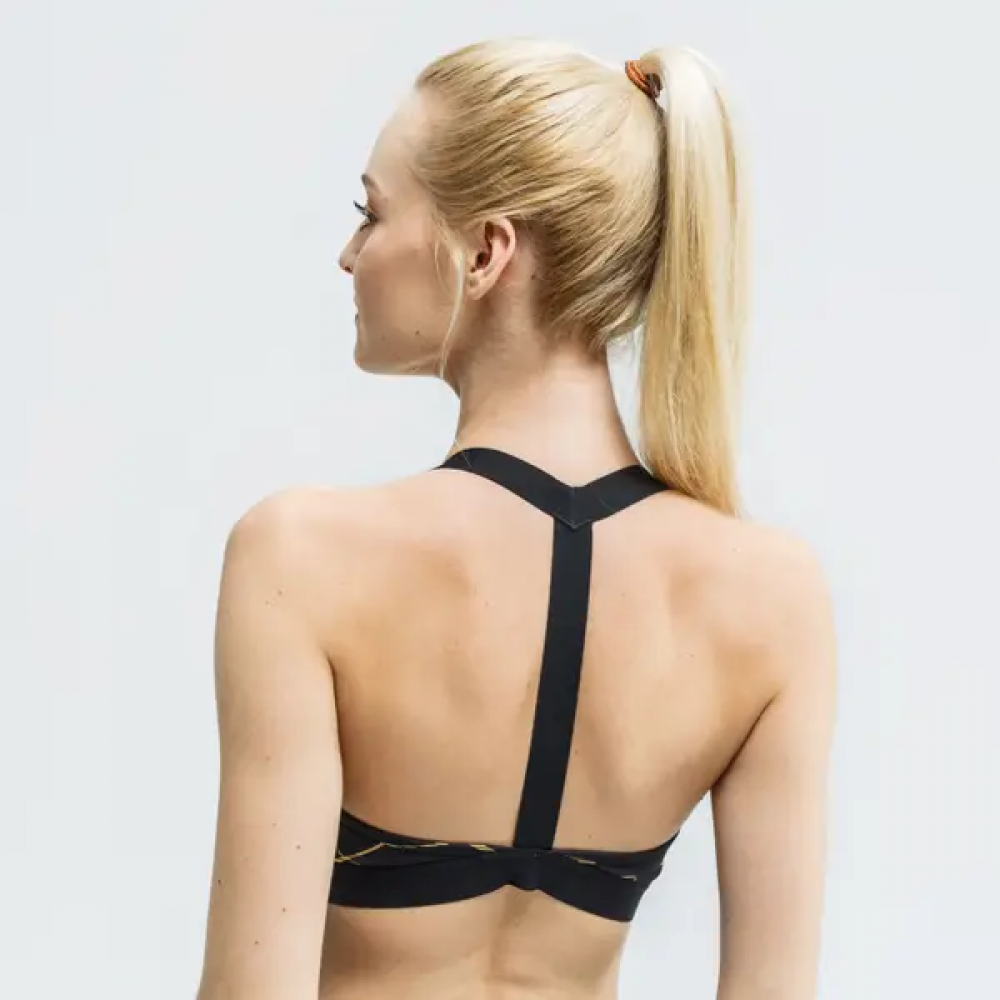 Топ Nike W NK SWSH BD ICNCLSH M AOP BRA XS, фото №2