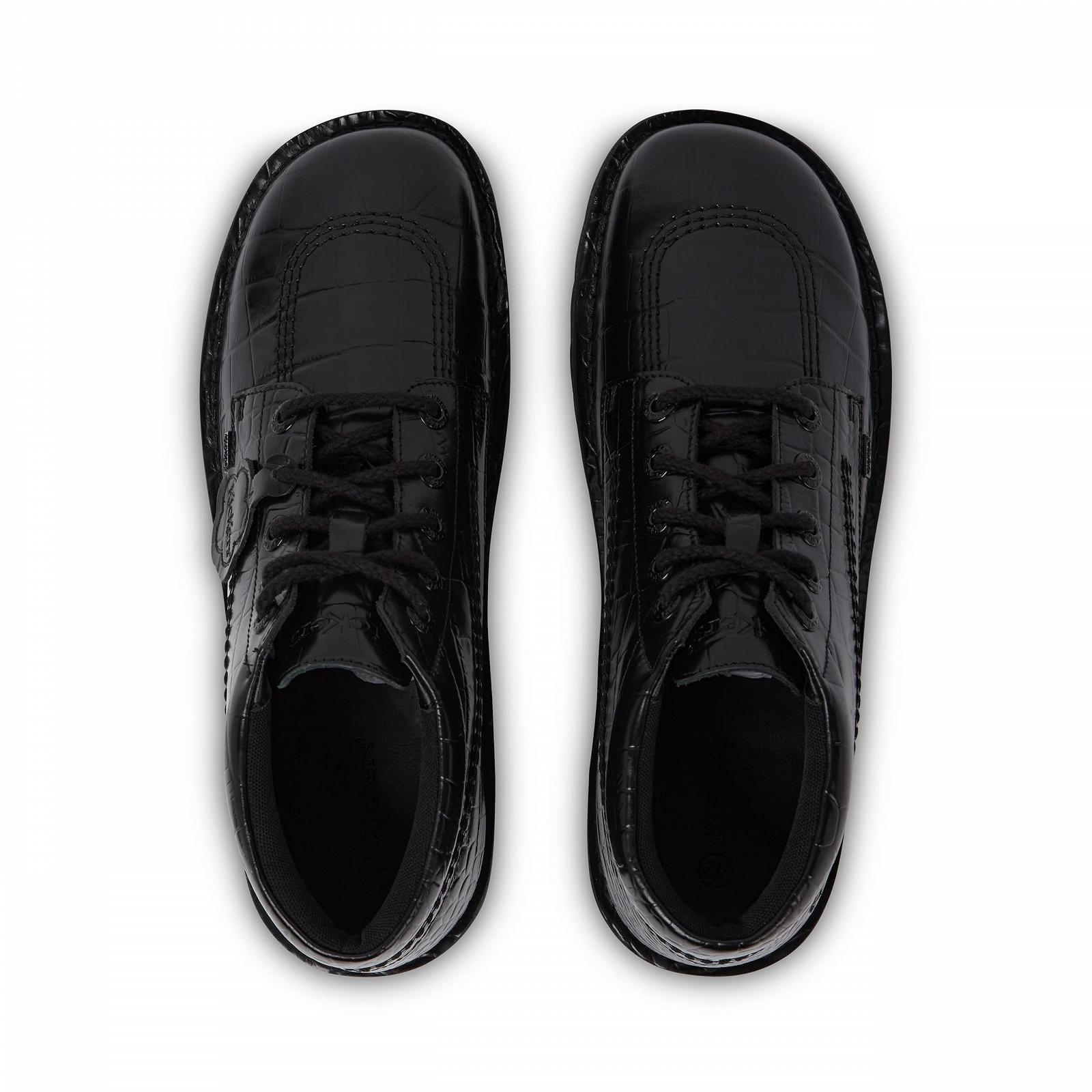 Ботинки Kickers Unisex Kick Hi Croc Кожаные Ботинки до Щиколотки, фото №5