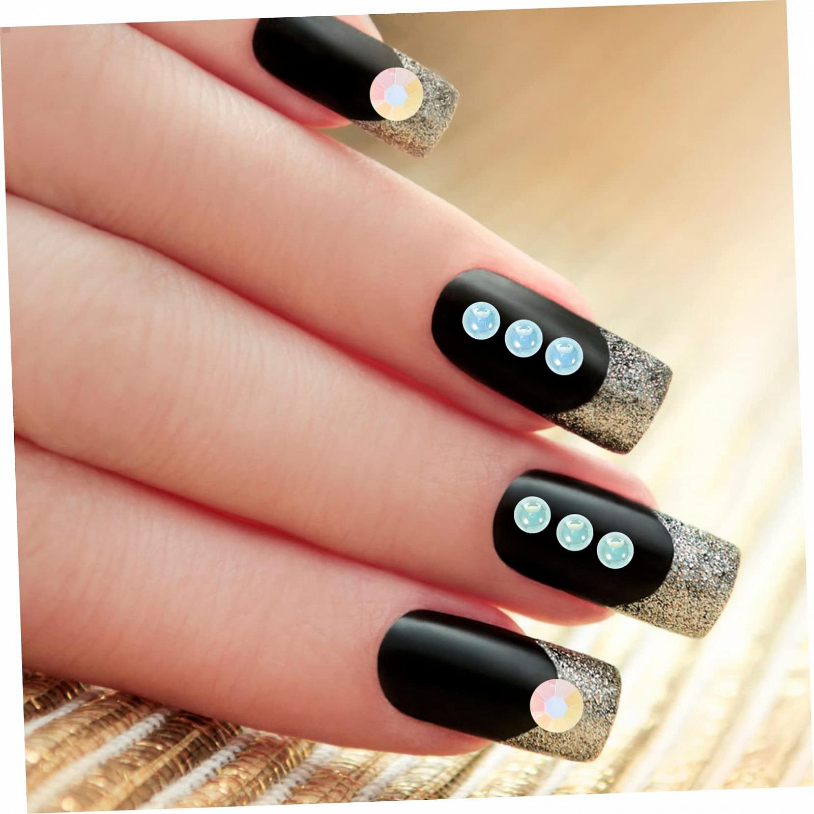 Імітація напівперлин Плоска задня частина Для манікюру  DIY прикраси Весільні аксесуари Прикраси для вечірок, фото №9