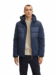 Куртка Tom Tailor puffer jacket mix Темно-синій XXXL - Фото 1
