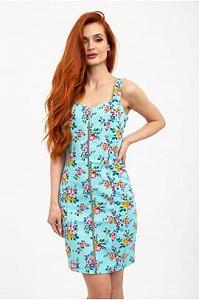 Сарафан МТР 42 Бирюзовый (FX-117228-Turqoise) - Фото 1