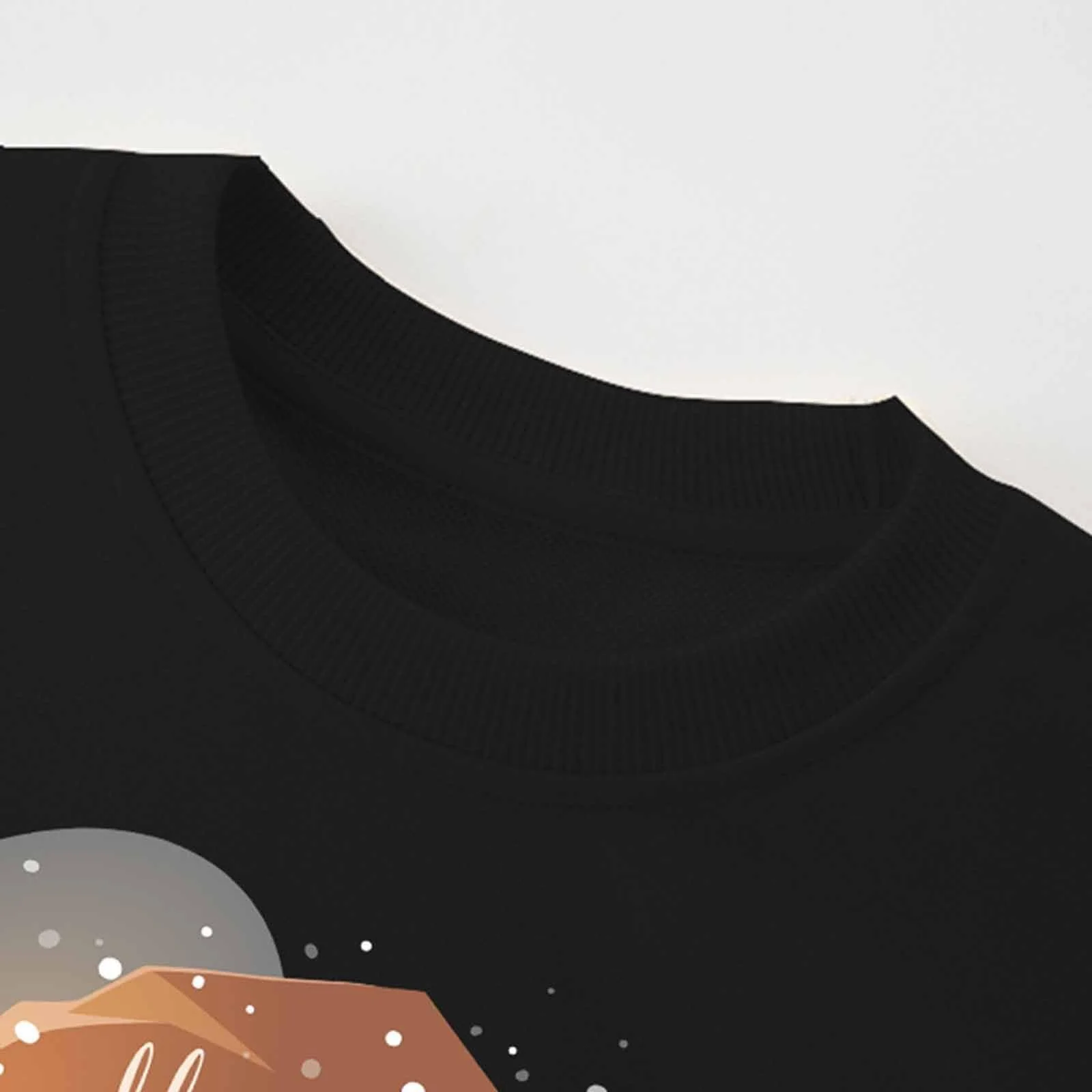 Свитшот для девочек с принтом, с длинными рукавами, круглым вырезом, мягкий, повседневный верх для зимы/отпуска с графическим принтом для подростков и детей, фото №4