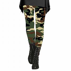 Легінси Жіночі Hose High Waist Обтислі Камуфляж Стрейч Зручні Push Up Для йоги та спорту великих розмірів - Фото 1