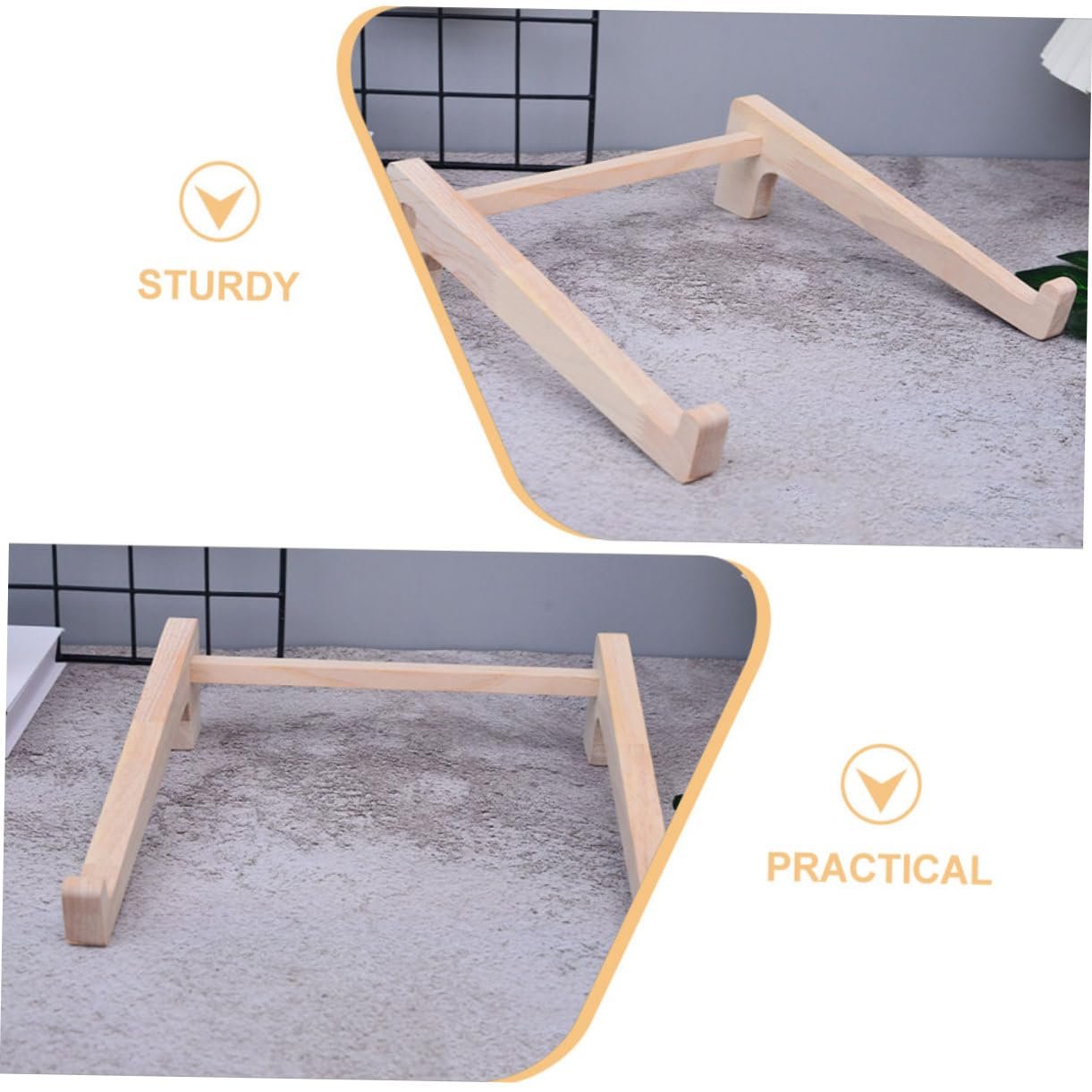 Підставка для ноутбука Деревʼяна Регульована по висоті з протиковзкими накладками Компактний дизайн, фото №5 Підставка для ноутбука Деревʼяна Регульована по висоті з протиковзкими накладками Компактний дизайн, фото №5