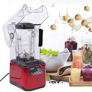 Блендер стационарный Smoothie Maker Высокопроизводительный Звукоизолирующий Дробитель льда Универсальный Блендер Smoothie Звукоизолирующий Капор Шумозащитный Блендер для приготовления соков и молочных коктейлей 2.2 л - Фото 1