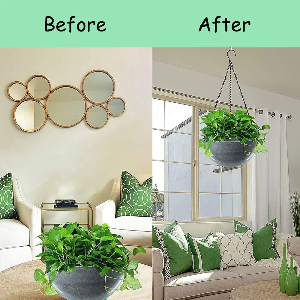 Ланцюги для підвісних кошиків 6 шт. Чорний, фото №6 Ланцюги для підвісних кошиків 6 шт. Чорний, фото №6