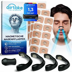 Магнітні носові пластирі Магніти та клейка сила Стопер проти хропіння (Стартовий набір 15 днів) - Фото 1