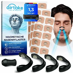Магнитные носовые пластыри Магниты и клейкая сила Стопер против храпа (Стартовый набор 15 дней) - Фото 1