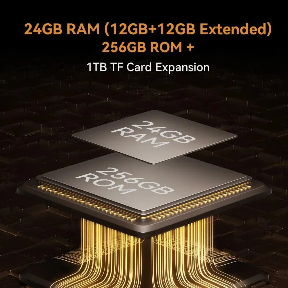 Смартфон CUBOT X70 6.58 дюйма FHD+ 12/256 GB 100 MP 5200 mAh Android 13 Space Black, фото №5 Смартфон CUBOT X70 6.58 дюйма FHD+ 12/256 GB 100 MP 5200 mAh Android 13 Space Black, фото №5