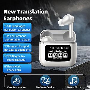 Навушники-перекладачі Білий ціна на synthetic.ua - Фото 1 Навушники-перекладачі Білий synthetic.ua - Фото 1