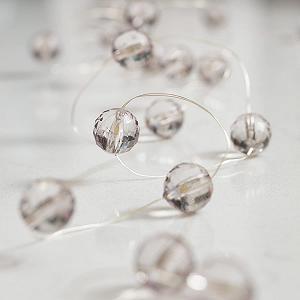 Гірлянда Lights4fun 20 Micro LED Fairy Lights Beads з Таймером на Батарейках для Використання у Приміщенні synthetic.ua - Фото 1