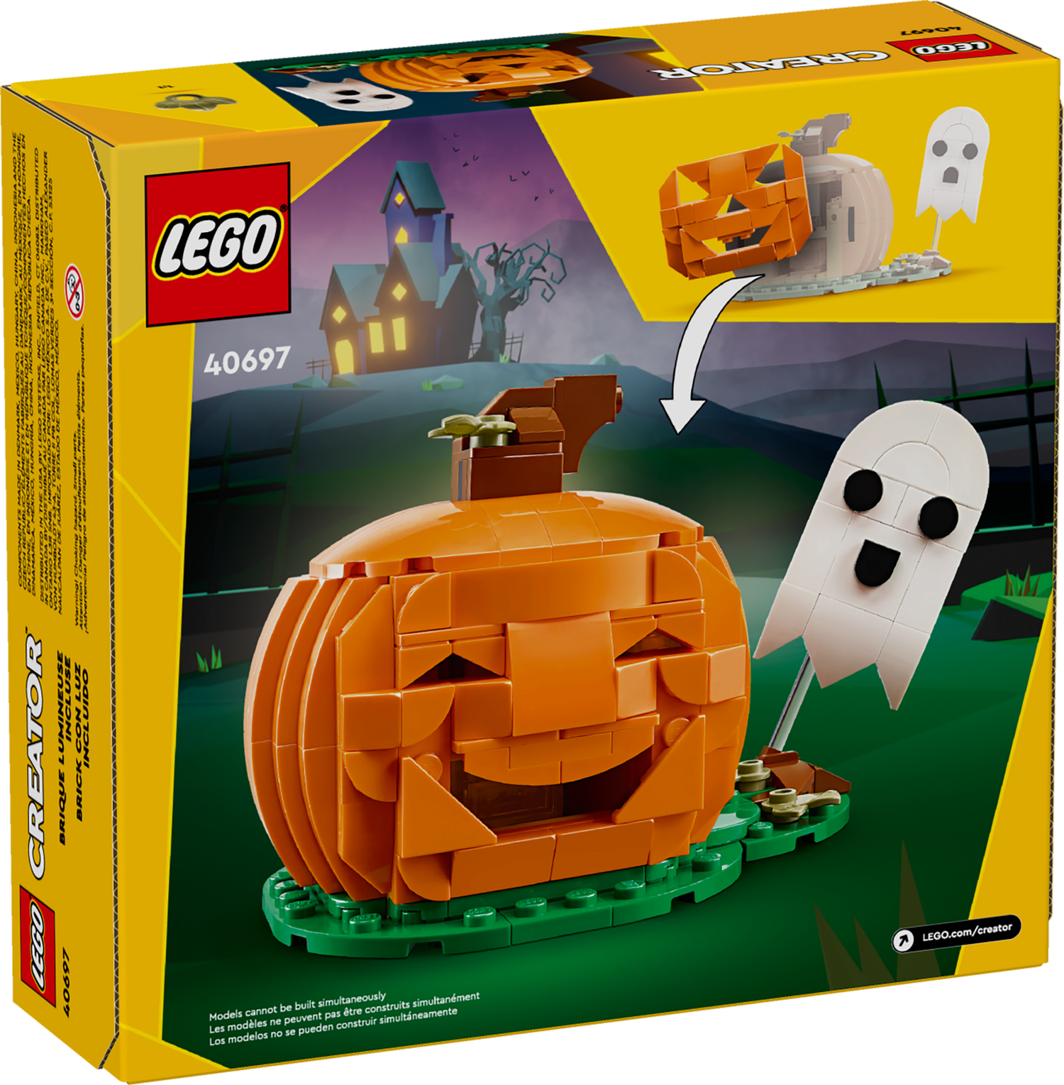 Конструктор LEGO Тыква Хэллоуин, фото №3