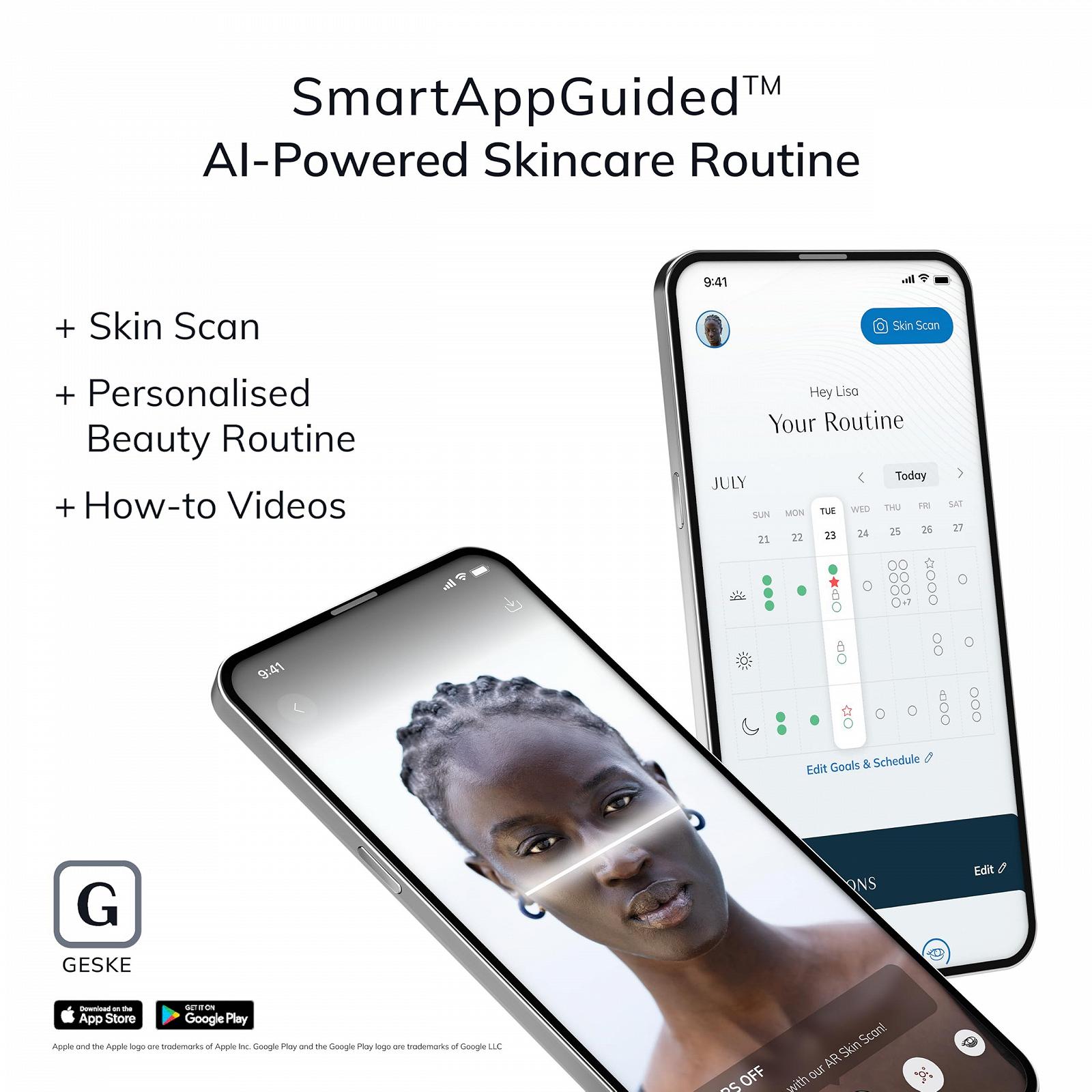 Масажер для очей та обличчя GESKE SmartAppGuided™ Cool & Warm 7 в 1, Бездротова технологія нагріву та охолодження, Проти темних кіл та мішків під очима, Антивіковий, фото №7