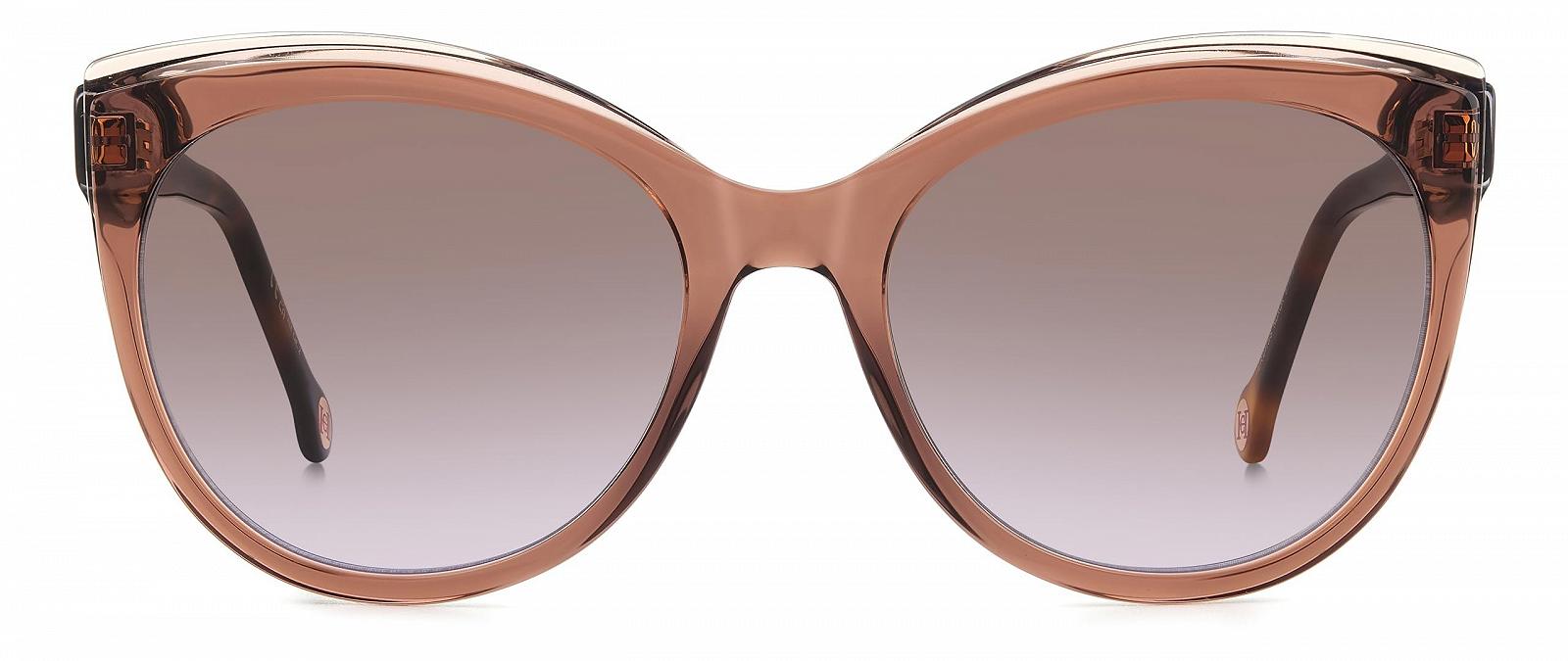 Сонцезахисні окуляри Carolina Herrera Her 0175/S Unisex, 57, NUX/QR Коричневий Сірий, фото №3