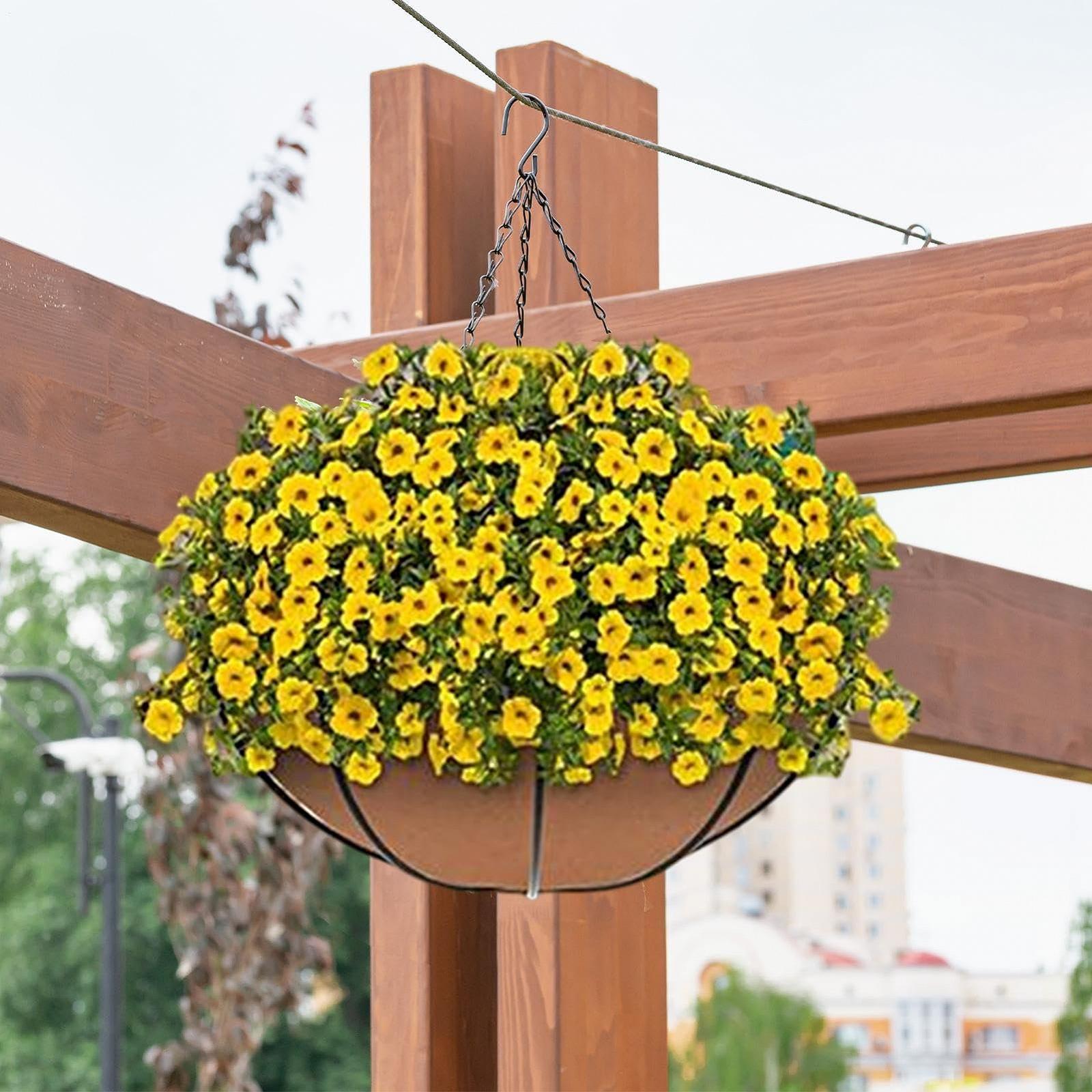 Вкладиші для підвісних кошиків 3 шт Круглі Фетрові Багаторазові, фото №2