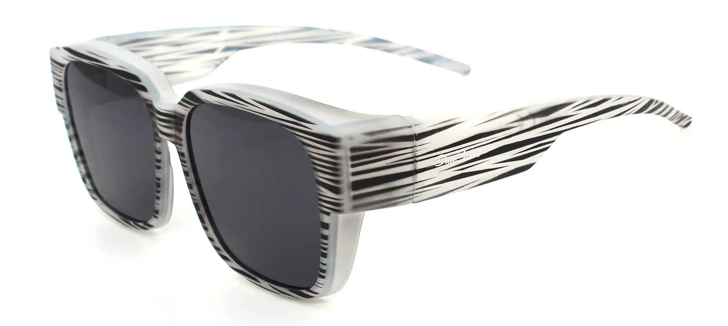 Окуляри для носіння поверх окулярів DanCarol DC-POL-2053-C8 Поляризовані лінзи, блакитні, фото №1