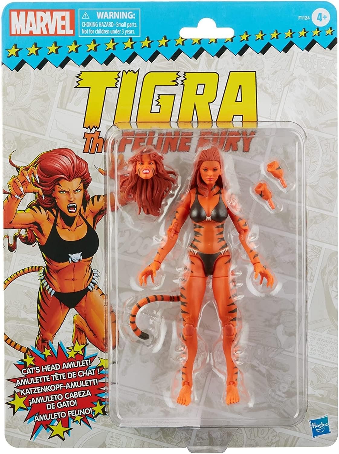 Фигурка Marvel Legends Тигра, 15 см + 3 аксессуара, фото №2