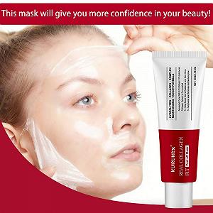 Маска Колагенова KUIRUNRX, Органічна Колагенова Маска Корейська, Зволожуюча Нічна Маска для всіх типів шкіри (50г) synthetic.ua - Фото 1