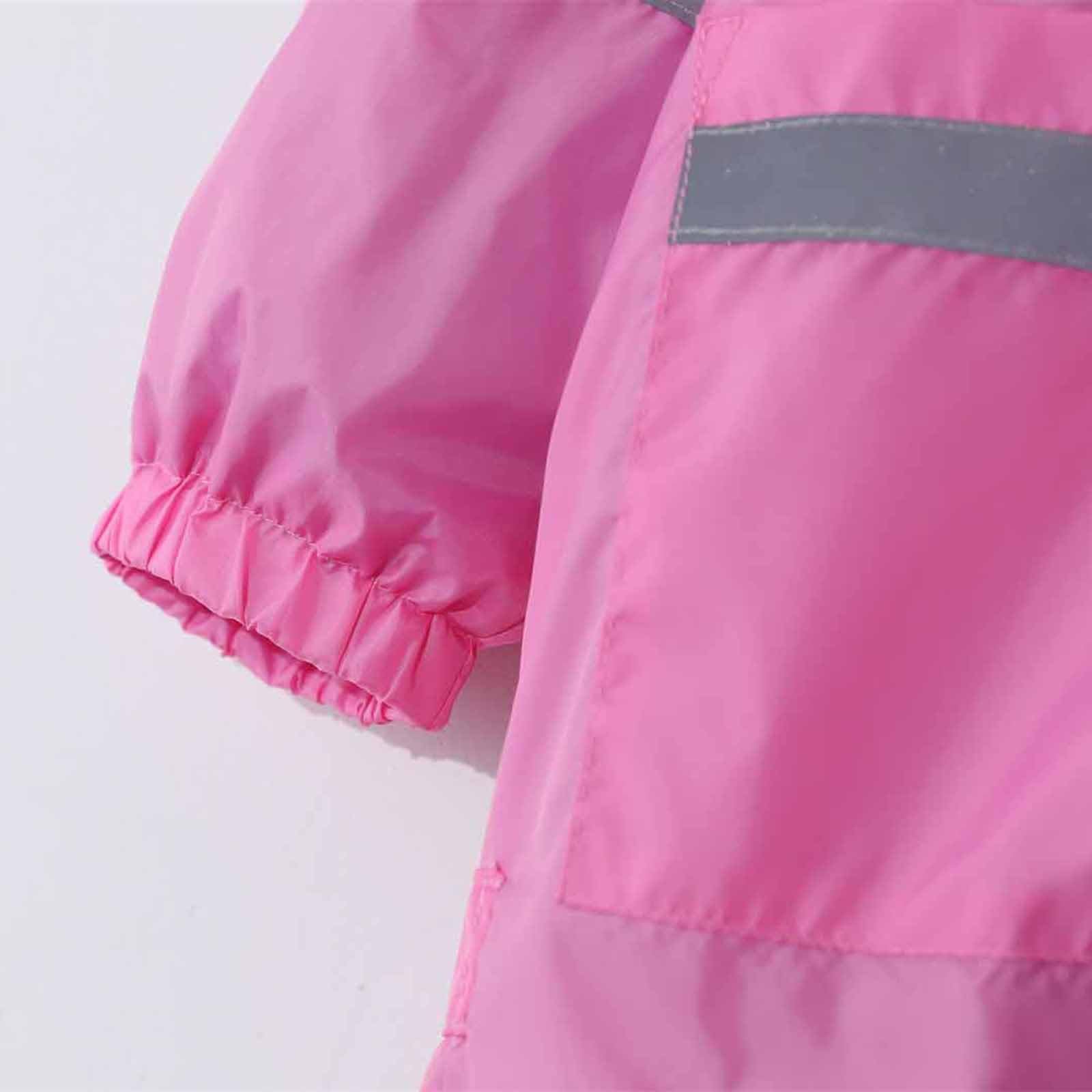 Ветровка для девочки AYSDSKI с капюшоном, однотонная куртка с капюшоном, со светоотражающими полосами, на пуговицах, куртка для походов с карманами, переходная куртка, 3-11 лет, фото №3 Ветровка для девочки AYSDSKI с капюшоном, однотонная куртка с капюшоном, со светоотражающими полосами, на пуговицах, куртка для походов с карманами, переходная куртка, 3-11 лет, фото №3