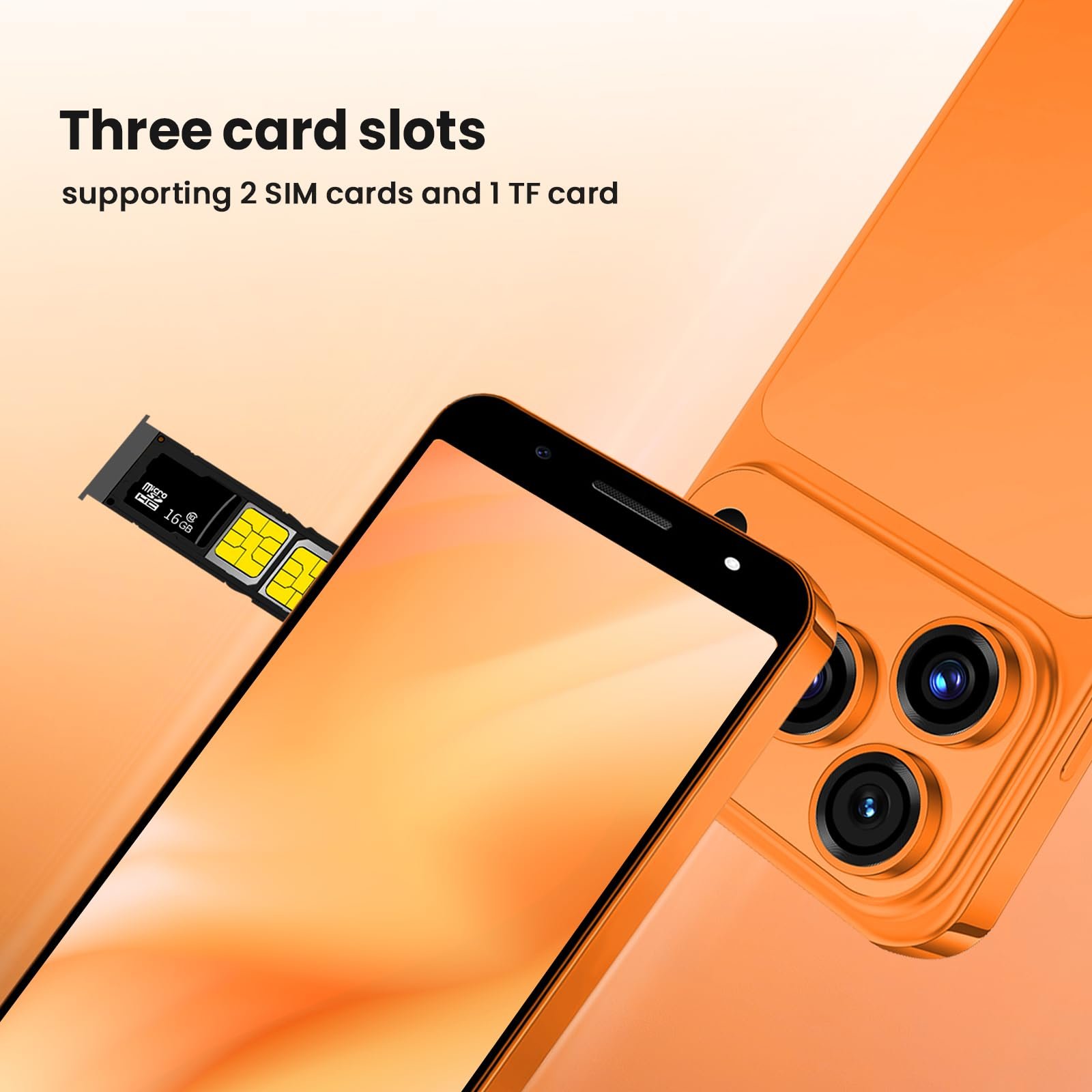 Смартфон Android 5,0" 2 ГБ+16 ГБ 4G Dual SIM 28Orange, фото №7